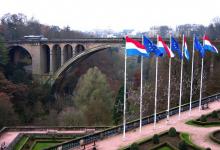 Luxembourg Ville Drapeaux