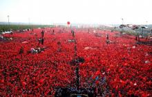 manifestation géante istanbul soutien Erdogan coup d'Etat