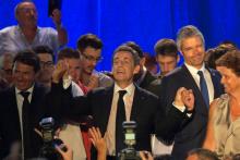 Nicolas Sarkozy meeting Chateaurenard Wauquiez Estrosi primaire droite