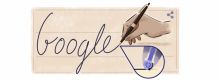 Google Doodle sur l'inventeur de du stylo à bille