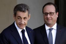 François Hollande Nicolas Sarkozy 15.11.2015 Attentats 13 nov 2015