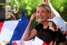Marine Le Pen à Brachay.