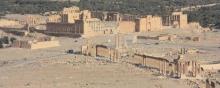 Les ruines de la cité antique de Palmyre en Syrie sont menacées par l'Etat islamique.