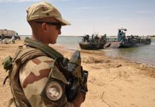Un militaire français de l'opération Barkhane au Mali