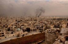 Vieille Ville Alep Citadelle combats rues silence souks Bachar al-assad