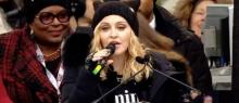 Madonna lors de la Women's March.