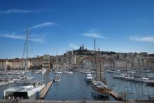 Le Vieux-Port de Marseille.
