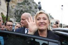 Marine Le Pen le 13 février 2017 à Nice