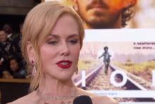 Nicole Kidman sur le tapis rouge des Oscars 2017.