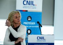 Isabelle Falque-Pierrotin, la présidente de la Cnil, le 27 mars 2017 à Paris