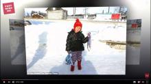 fillette sibérie russie marche neige froid température grand-mère morte