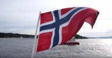 Le drapeau de la Norvège.