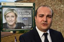 Le sénateur FN, maire de Fréjus et directeur de campagne de Marine Le Pen, David Rachline, le 3 avri