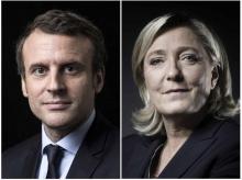 Marine Le Pen et Emmanuel Macron