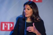 La maire socialiste de Paris Anne Hidalgo à Washington le 17 novembre 2016