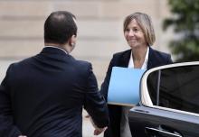 La ministre des Affaires européennes, Marielle de Sarnez, arrive au palais de L'Elysée à Paris, le 2