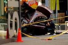 Une voiture renverse des piétons à Times Square à New York faisant des blessés