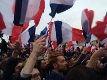 Macron Président Résultat Louvre Joie Fête En Marche