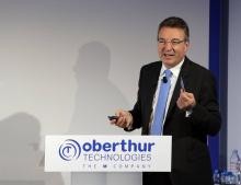 Didier Lamouche, président du directoire du nouveau groupe OT-Morpho, issu du rapprochement d'Oberth