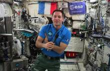 L'astronaute français Thomas Pesquet, le 30 mai 2017 à bord de la Station spatiale internationale (I