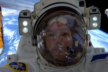 Thomas Pesquet ISS Selfie