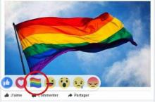 Pride le nouveau bouton Facebook de réaction pour le mois des fiertés LGBT