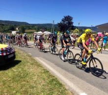 Tour France Coureurs Vue Générale