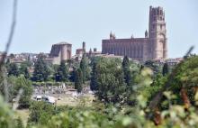 La cathédrale Sainte-Cécile, symbole de la ville d'Albi (Tarn) qui s'est fixée l'objectif d'atteindr