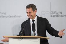 L'ex-président français Nicolas Sarkozy à Berlin, le 12 juin 2015