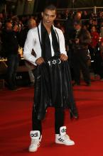 Le danseur Brahim Zaibat,à Cannes au Palais des Festivals, le 13 décembre 2014