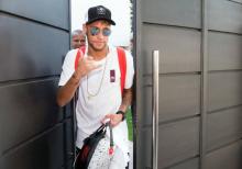 Neymar Jr, lors d'une opération commerciale à Miami, le 28 juillet 2017