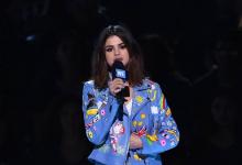 L'actrice et chanteuse Selena Gomez, le 27 avril 2017 à Inglewood en Californie