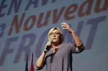 Marine Le Pen à Brugières le 23 septembre 2017