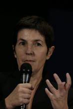 La romancière Christine Angot, le 17 novembre 2013 à Paris