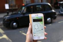 James Farrar, ancien chauffeur de Uber, le 28 septembre 2017 à Londres