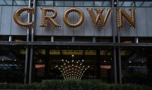 L'entrée du casinotier Crown à Melbourne en Australie, le 28juillet 2016