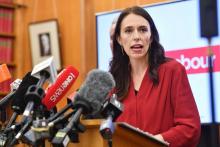 La leader travailliste Jacinda Ardern, qui va devenir le plus jeune Premier ministre de Nouvelle Zél