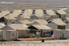 Un camp de réfugiés syriens à Azraq, le 9 septembre 2016, en Jordanie