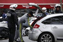 Attentats Paris 13 nov 2015 Contrôles Police