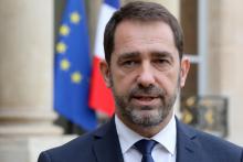 Le porte-parole du gouvernement Christophe Castaner s'adresse à la presse à l'Elysée, le 20 novembre