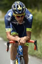 Yoann Offredo, lors du dernier Tour de France, le 11 juillet 2017