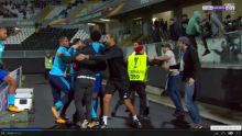 Altercation entre Patrice Evra et des supporter marseillais le 2 novembre 2017.