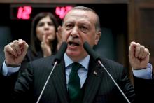 Le président turc Recep Tayyip Erdogan, le 5 décembre 2017 à Ankara