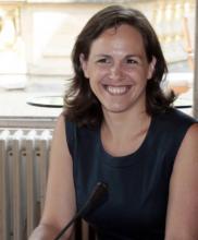 La déontologue de l'Assemblée nationale, Agnès Roblot-Troizier, participe à une commission sur la moralisation et le renouveau de la vie politique, le 25 juillet 2012 à Paris