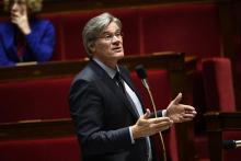 Stéphane Le Foll lors des questions au gouvernement le 8 février 2017 à l'Assemblée nationale à Pari