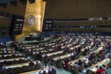 L'Assemblée générale de l'Onu réunie en plénière à New York le 26 octobre 2016
