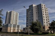 Immeuble d'habitation à loyer modéré (HLM) à Calais le 20 septembre 2017