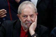 L'ex-président brésilien Luiz Inacio Lula Da Silva, le 13 juillet 2017 à Sao Paulo