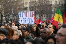 Manifestation à Paris contre les violences policières, le 18 février 2017