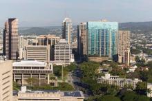 Honolulu, la capitale de l'Etat de Hawaï, le 13 janvier 2018 après une fausse alerte au missile balistique